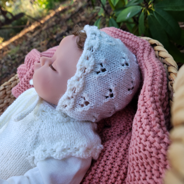 Jeanie Lace Romper / Newborn - Image 6