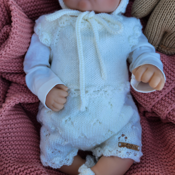 Jeanie Lace Romper / Newborn - Image 9