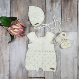 Jeanie Lace Romper / Newborn