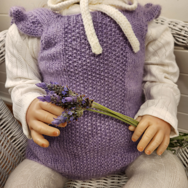 Lavender Frill Romper/ 6-12 Months - Image 5