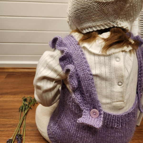 Lavender Frill Romper/ 6-12 Months - Image 8