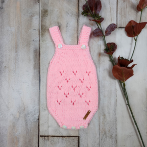 Blossom Lace Overalls / Newborn
